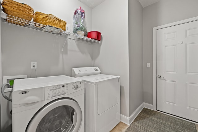 111 Acorn Path, Georgetown, KY 40324 - laundry area with washer and dryer and light wood finished floors