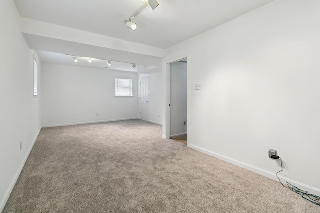3852 Heimbaugh Ln, Lexington, KY 40514 - carpeted spare room with track lighting and baseboards