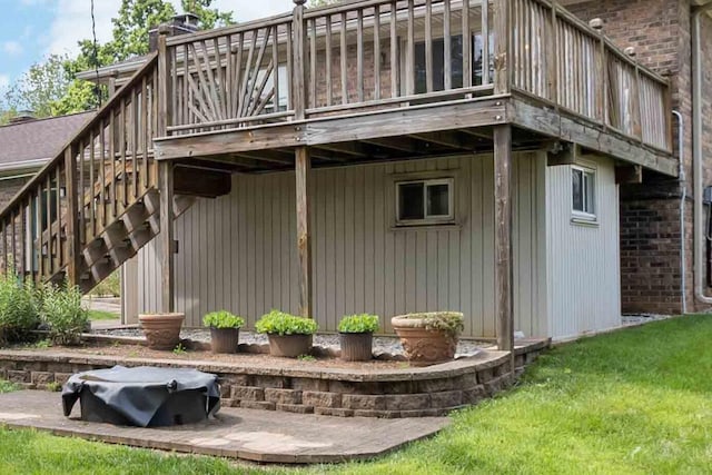 3852 Heimbaugh Ln, Lexington, KY 40514 - view of outbuilding featuring stairway