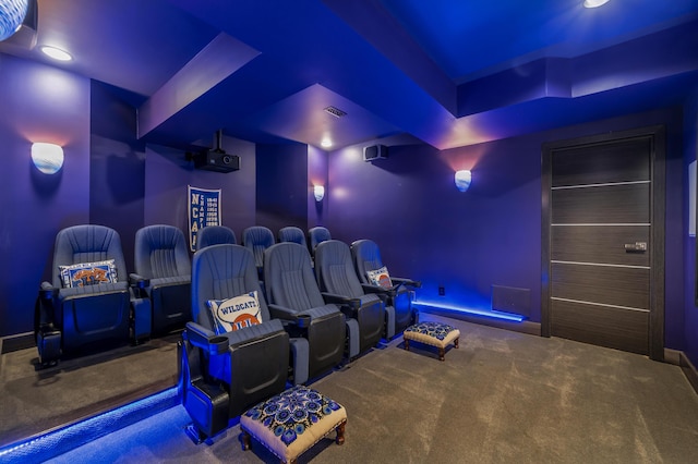 315 Whispering Brook Dr, Nicholasville, KY 40356 - carpeted home theater room featuring baseboards