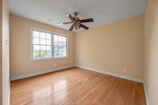 315 Whispering Brook Dr, Nicholasville, KY 40356 - empty room featuring ceiling fan and light wood finished floors