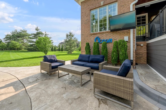 315 Whispering Brook Dr, Nicholasville, KY 40356 - view of patio with outdoor lounge area