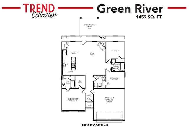 173 Oxford Landing Dr, Georgetown, KY 40324 - view of property floor plan