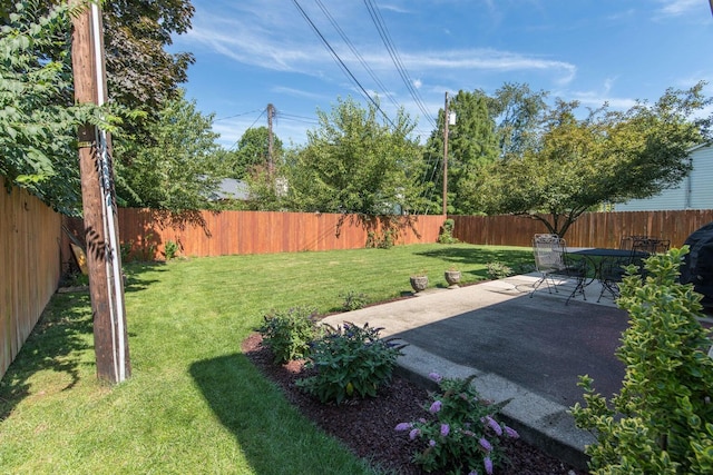 2929 Waco Rd, Lexington, KY 40503 - fenced backyard featuring a patio