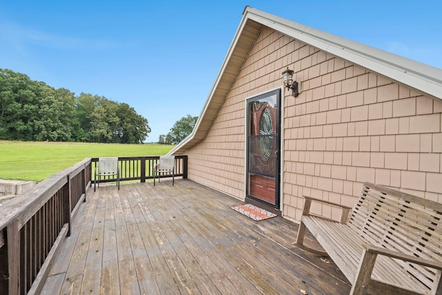 200 Maxwell Ln, Somerset, KY 42503 - wooden deck featuring a lawn