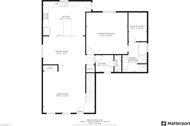 705 Dawson Springs Way, Lexington, KY 40511 - view of floor plan / room layout