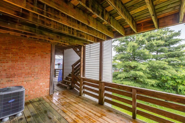 421 Redding Rd Unit 99, Lexington, KY 40517 - view of wooden deck
