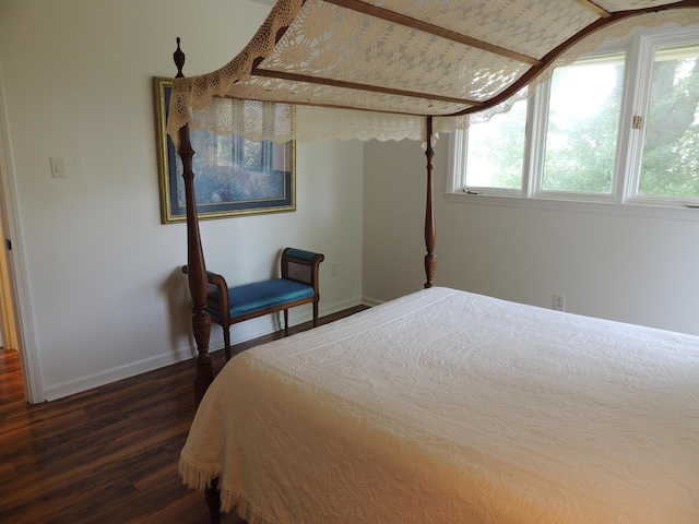 13 Scotland Dr, Frankfort, KY 40601 - bedroom with dark wood finished floors and baseboards