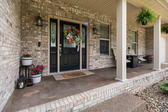 195 Couch Baker Ln, London, KY 40744 - view of exterior entry with a porch and brick siding