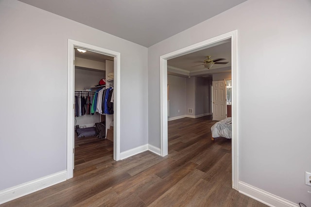 106 Squires Pointe Rd, Paris, KY 40361 - hall featuring baseboards and dark wood-type flooring