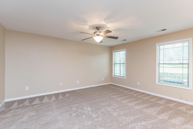 3123 Daly Pl, Lexington, KY 40511 - carpeted spare room featuring a ceiling fan and baseboards
