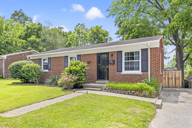 110 Flinn Ct, Georgetown, KY 40324 - view of front of home with brick siding