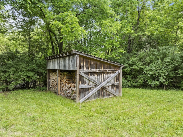 1651 Waits Rd, Cynthiana, KY 41031 - view of outbuilding featuring a forest view