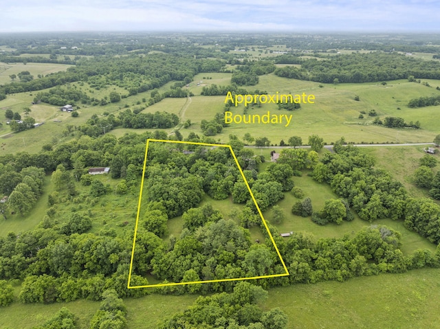 1651 Waits Rd, Cynthiana, KY 41031 - aerial view of sparsely populated area with property boundaries highlighted