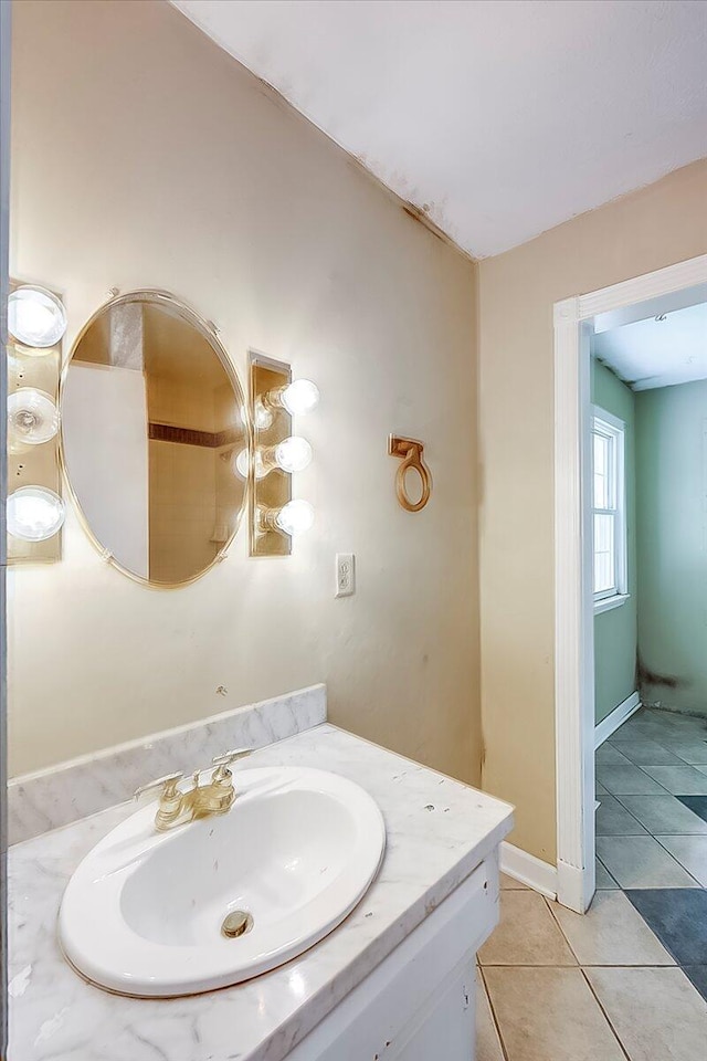 16 Meadowbrook Dr, Frankfort, KY 40601 - bathroom with vanity and tile patterned floors