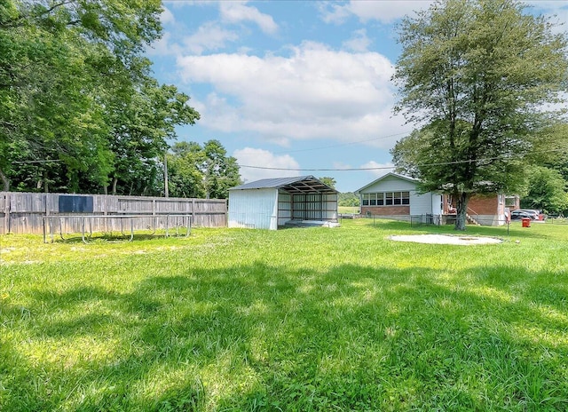 16 Meadowbrook Dr, Frankfort, KY 40601 - view of yard featuring a detached carport, an outdoor structure, and an outbuilding