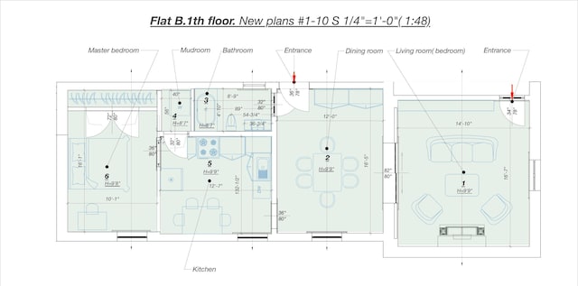 411 High St, Paris, KY 40361 - view of floor plan / room layout