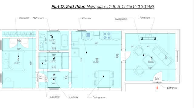 411 High St, Paris, KY 40361 - view of floor plan / room layout