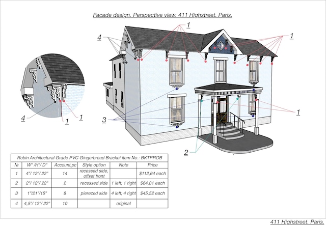 411 High St, Paris, KY 40361 - view of a document