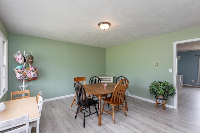 111 Hagan Ct, Lancaster, KY 40444 - dining space with light wood finished floors and baseboards