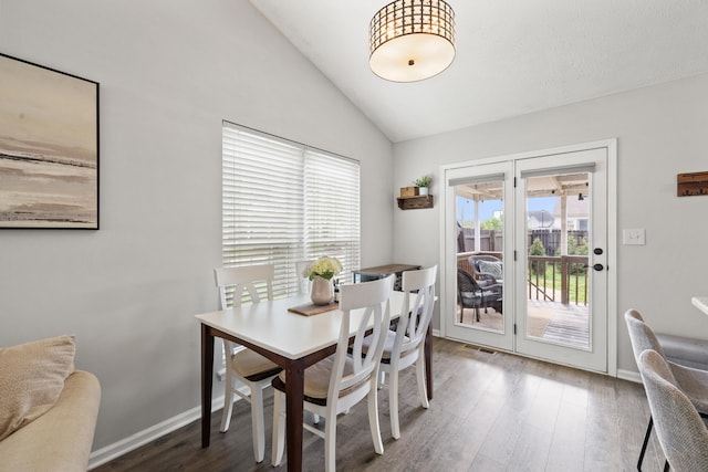 155 Barren River Blvd, Georgetown, KY 40324 - dining space with wood finished floors and vaulted ceiling
