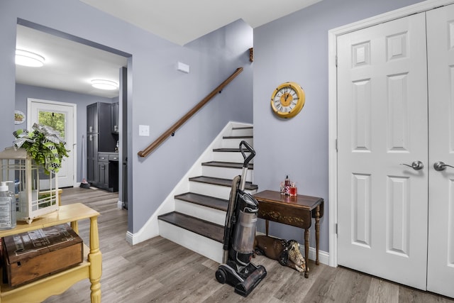 168 Perry Ln, London, KY 40741 - foyer featuring wood finished floors and stairway