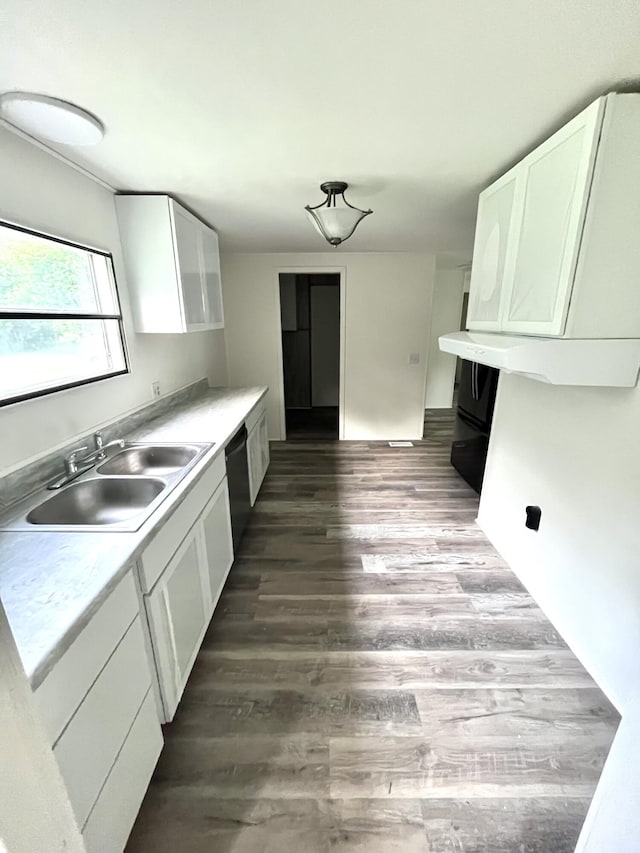 6006 US-60, Morehead, KY 40351 - kitchen with white cabinets, dark wood-type flooring, and light countertops