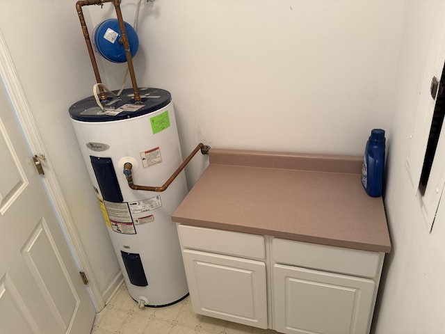 1012 Heathcliff Dr, Richmond, KY 40475 - utility room featuring electric water heater