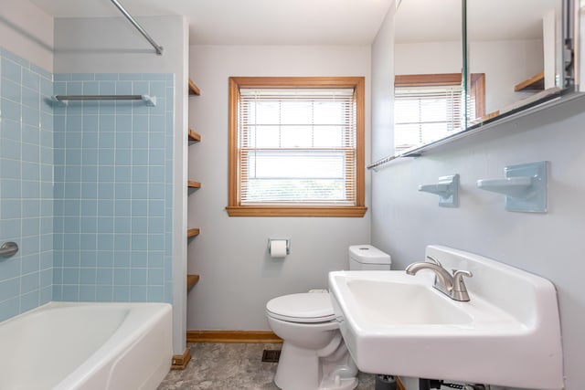 120 Vanderbilt Dr, Lexington, KY 40517 - bathroom featuring healthy amount of natural light and  shower combination