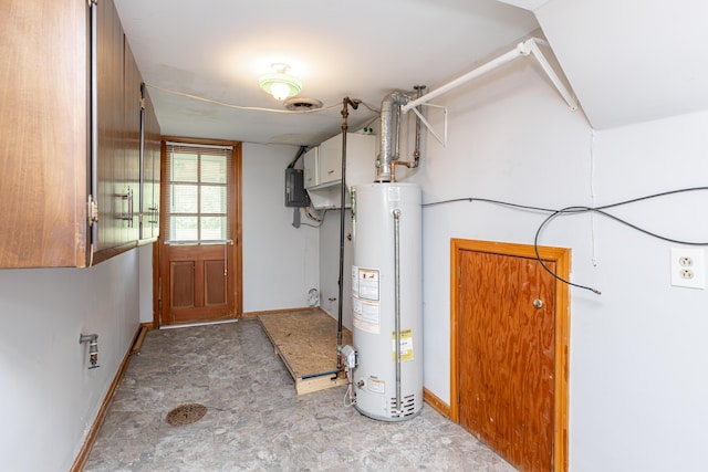 120 Vanderbilt Dr, Lexington, KY 40517 - basement with water heater and baseboards
