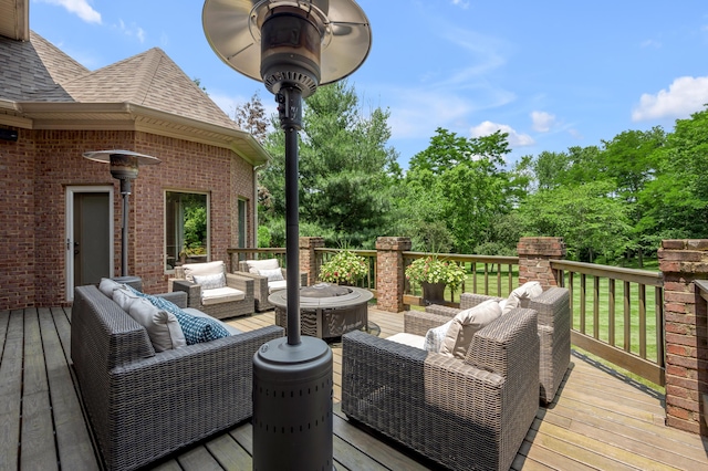 103 Windridge Dr, Nicholasville, KY 40356 - deck featuring outdoor lounge area