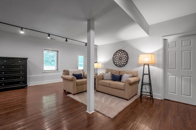 103 Windridge Dr, Nicholasville, KY 40356 - living room with track lighting and wood finished floors