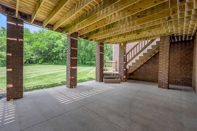 103 Windridge Dr, Nicholasville, KY 40356 - view of patio / terrace featuring stairway