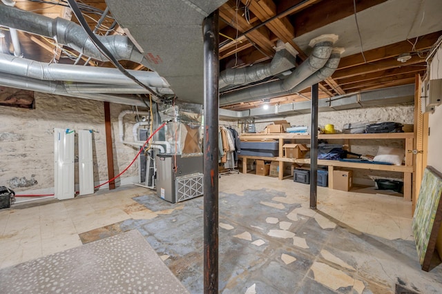 341 Kingsway Dr, Lexington, KY 40502 - unfinished basement featuring heating unit