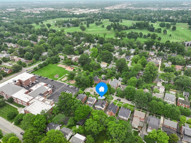 341 Kingsway Dr, Lexington, KY 40502 - aerial view of residential area featuring a tree filled landscape
