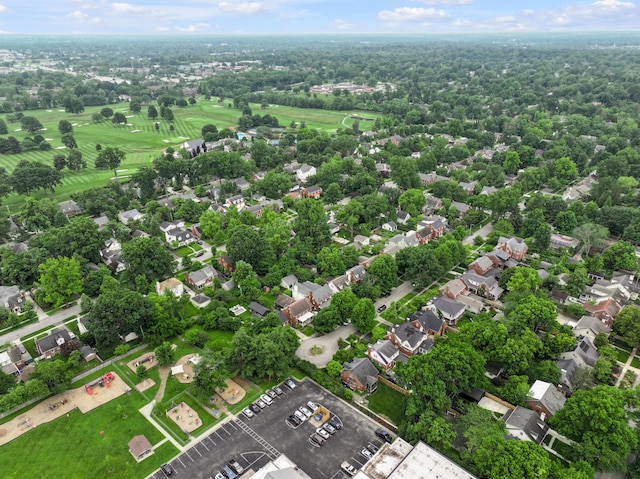 341 Kingsway Dr, Lexington, KY 40502 - aerial view of residential area with a golf club