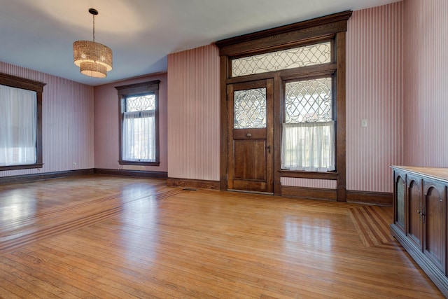 236 W High St, Mt Sterling, KY 40353 - entryway featuring light wood-type flooring