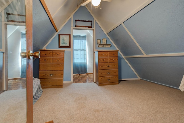69 Side Run Rd, Wellington, KY 40387 - carpeted bedroom with lofted ceiling