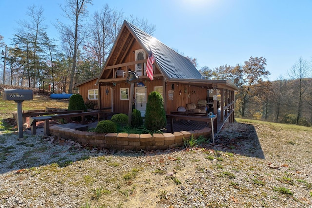 69 Side Run Rd, Wellington, KY 40387 - view of front of home featuring a metal roof
