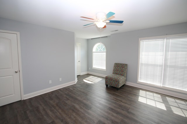 101 Corolla Cir, Georgetown, KY 40324 - unfurnished room with a ceiling fan and wood finished floors