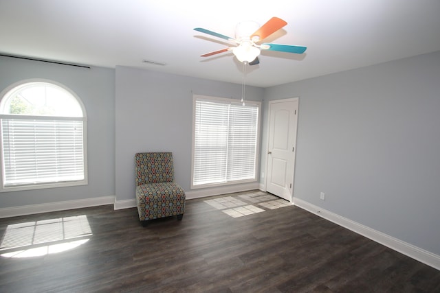 101 Corolla Cir, Georgetown, KY 40324 - unfurnished room featuring wood finished floors and ceiling fan