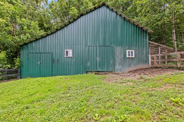 1836 Red Lick Rd, Berea, KY 40403 - view of pole building with a wall mounted air conditioner