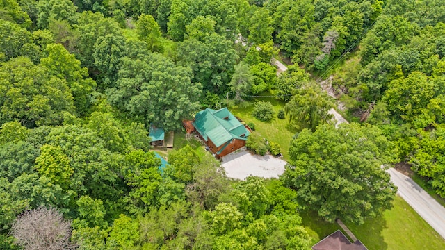 1836 Red Lick Rd, Berea, KY 40403 - view from above of property with a heavily wooded area