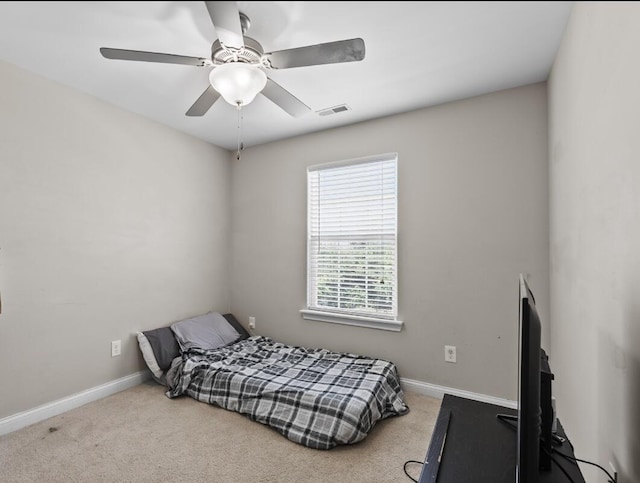 136 Meadowcrest Dr, Georgetown, KY 40324 - carpeted bedroom with baseboards and a ceiling fan