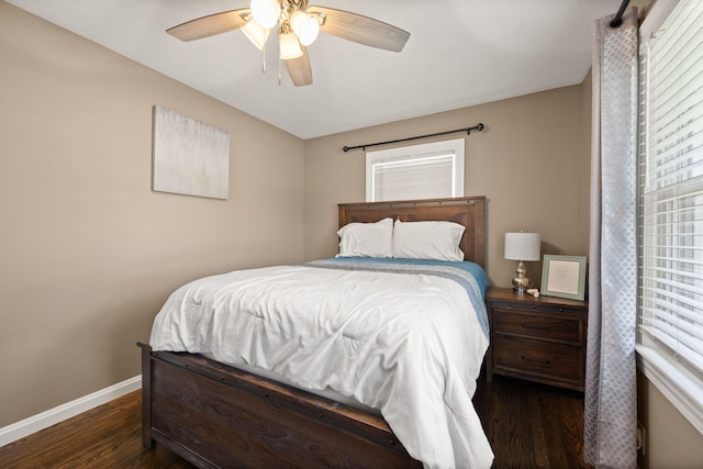 9209 W Hwy 80, Nancy, KY 42544 - bedroom with wood finished floors and ceiling fan