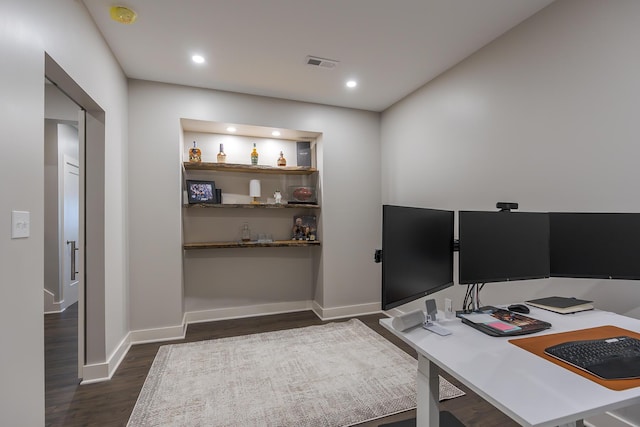 3536 Night Heron Way, Lexington, KY 40515 - office space with dark wood-type flooring and recessed lighting