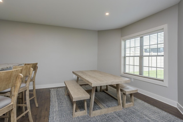 3536 Night Heron Way, Lexington, KY 40515 - dining space with recessed lighting and dark wood-type flooring