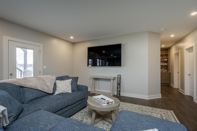 3536 Night Heron Way, Lexington, KY 40515 - living room with wood finished floors and recessed lighting