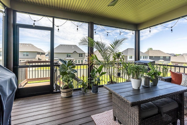 3536 Night Heron Way, Lexington, KY 40515 - sunroom with a residential view