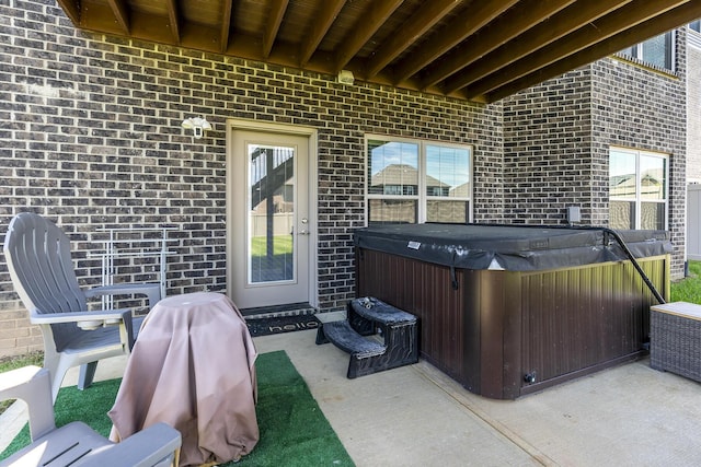 3536 Night Heron Way, Lexington, KY 40515 - view of patio featuring a hot tub